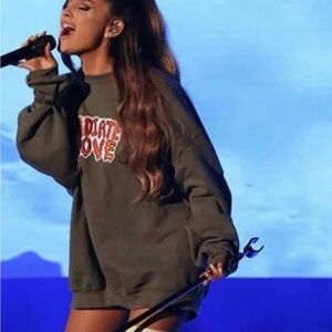 Ariana Grande Radiate Love Graphic Sweatshirt